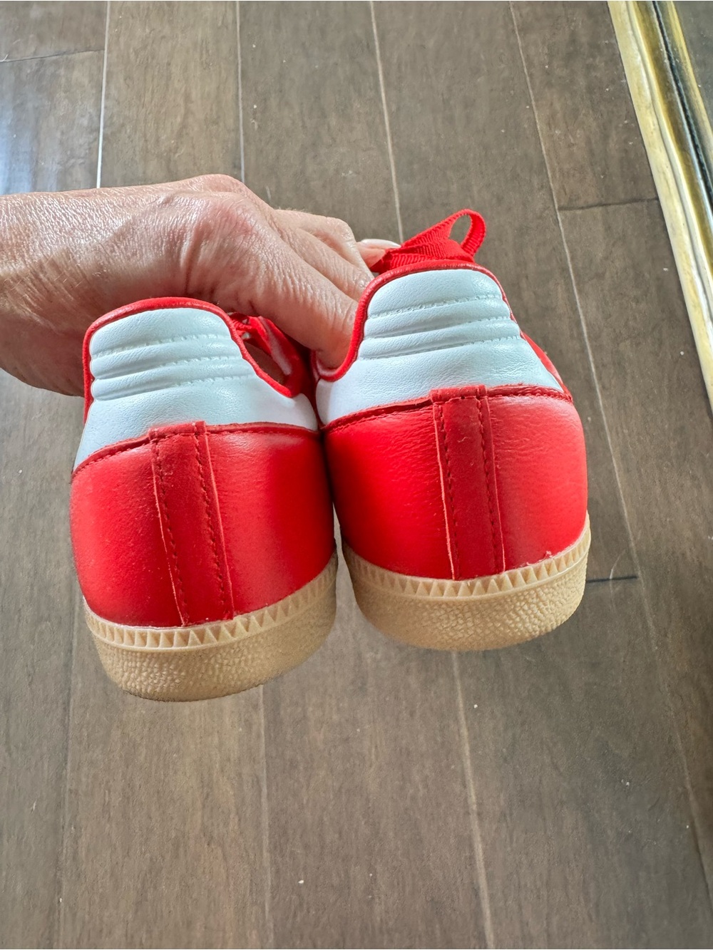 Adidas red OG Samba sneakers red scarlet white gum - Picture 4 of 7